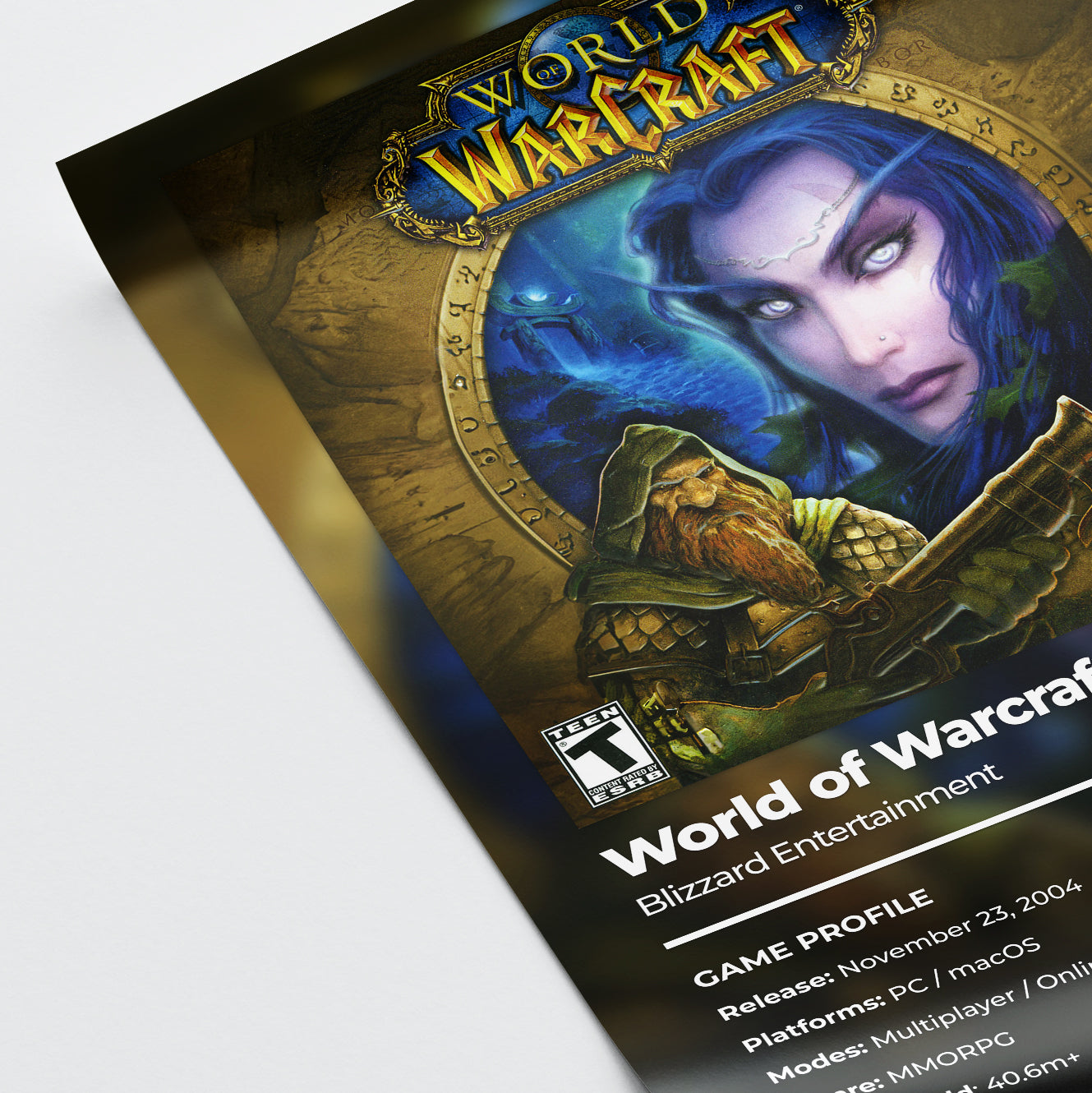 World of Warcraft: Vanilla Night Elf Poster