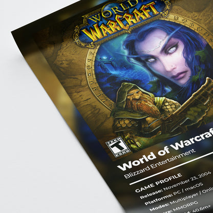 World of Warcraft: Vanilla Night Elf Poster
