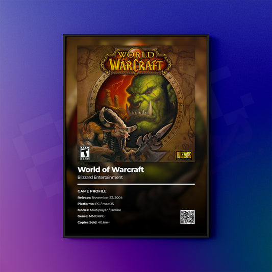 World of Warcraft 'Vanilla Orc' Poster