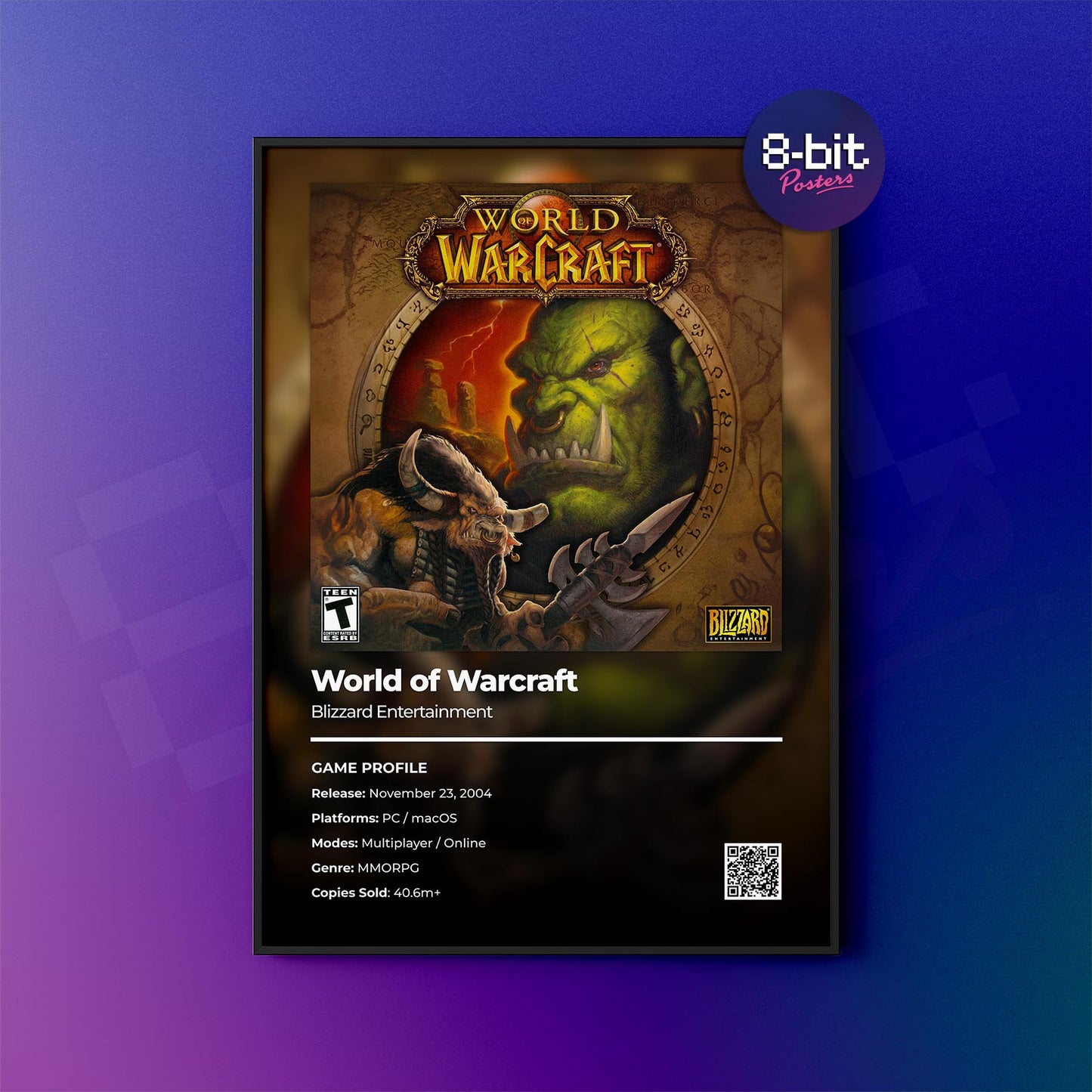 World of Warcraft: Vanilla Orc Poster