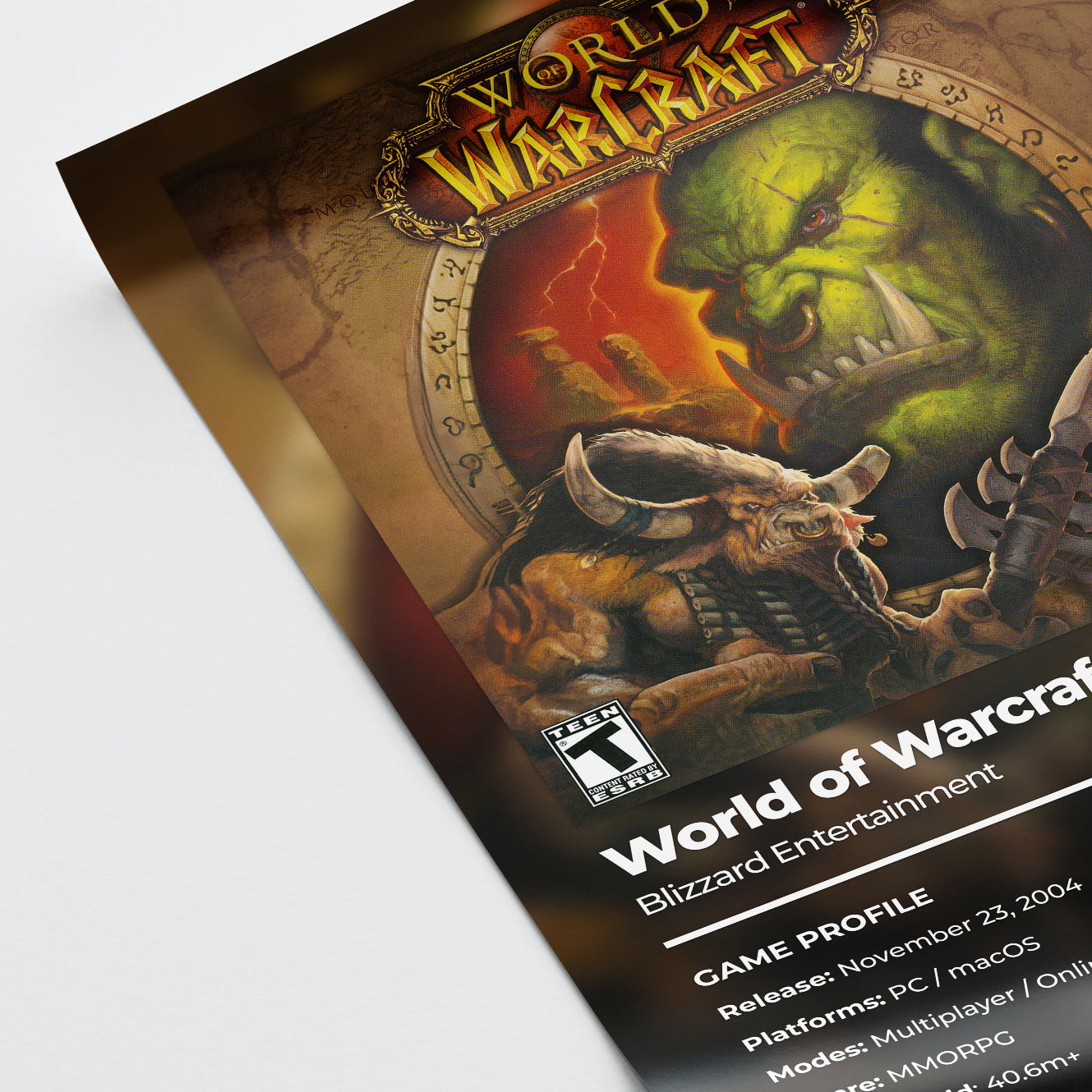 World of Warcraft: Vanilla Orc Poster