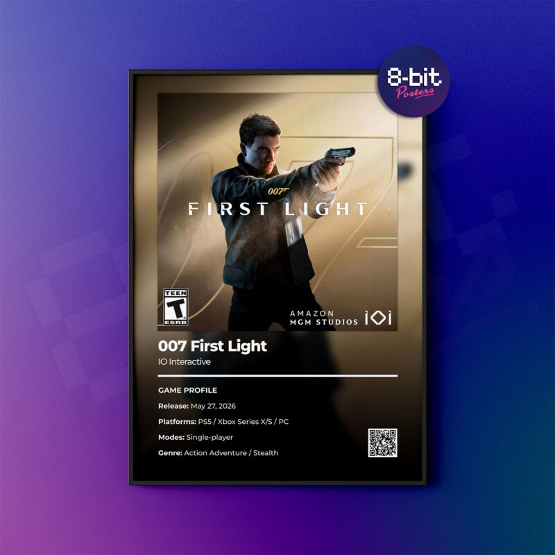 007 First Light gaming poster