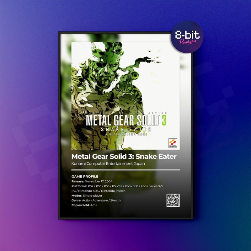 Metal Gear Solid 3 Snake Eater Poster